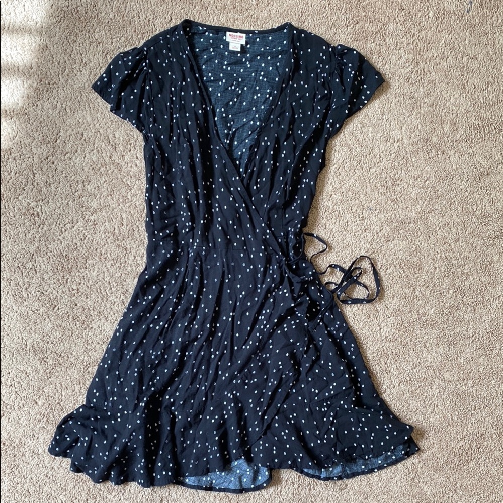 Polka Dot Wrap Dress